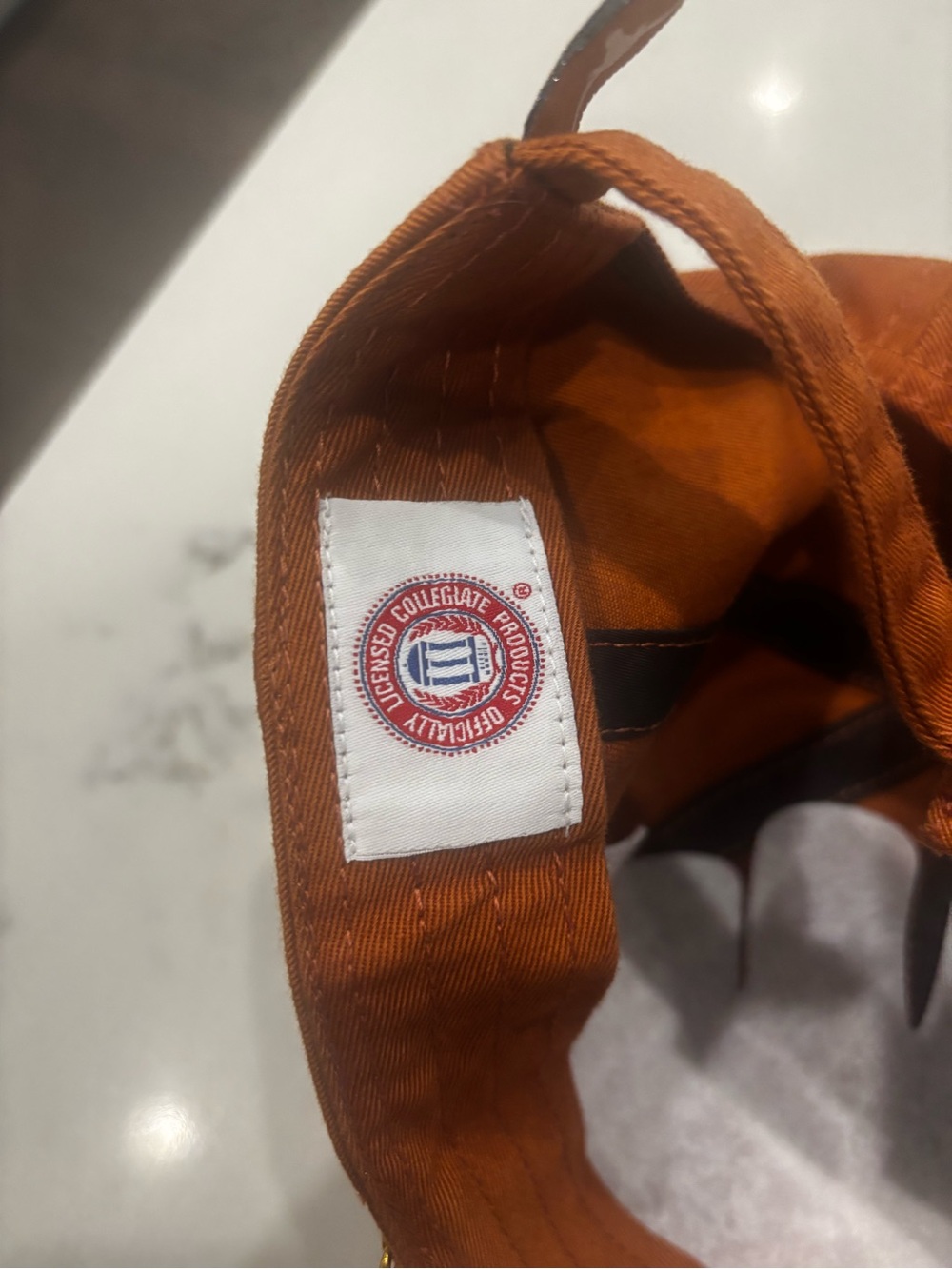 Texas Longhorns Embroidered Burnt Orange Baseball Cap with Beaded Accents - Picture 11 of 12